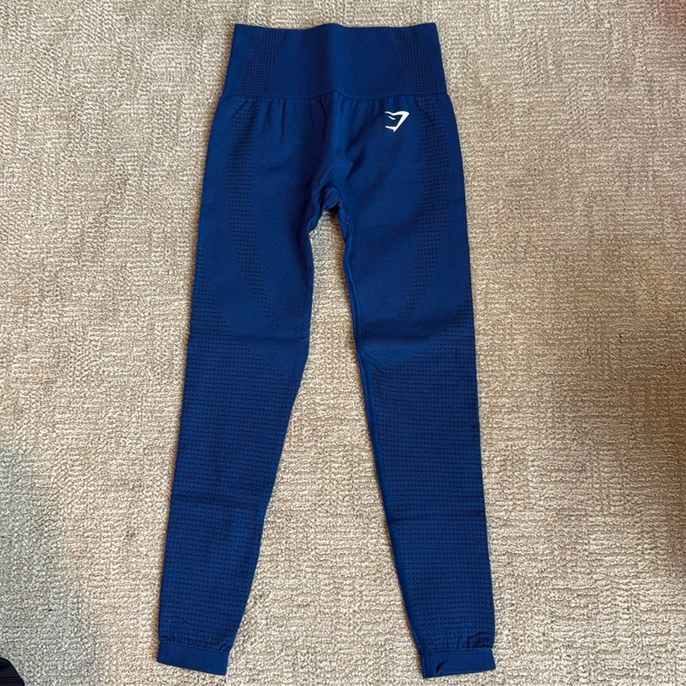 GYMSHARK: VITAL SEAMLESS 2.0 LEGGINGS- Cobalt Purple Marl